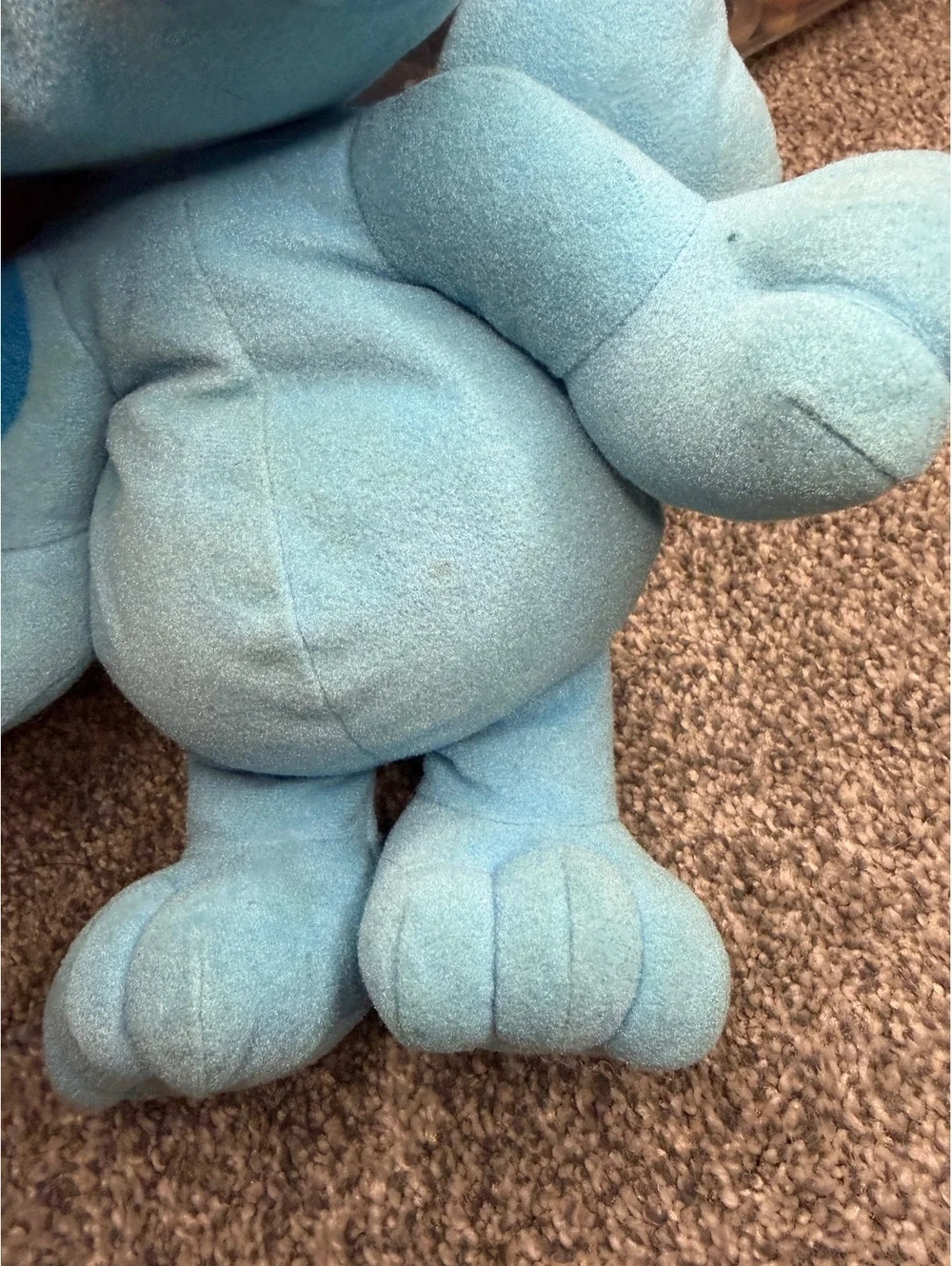 1990s Vintage Blue's Clues Plush Toy with Sound - Tyco 1996